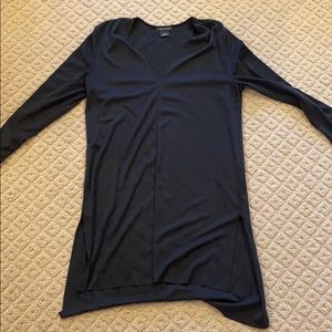 Super soft black trouve top